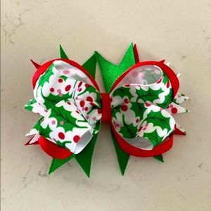 Handmade Stacked Christmas Bow 🎄